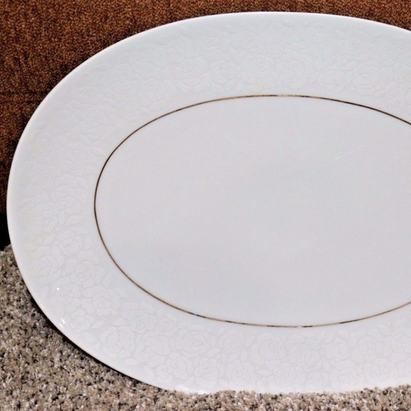 Rosenthal Continental China Alencon Raymond Loewy Germany 15" Serving Platter